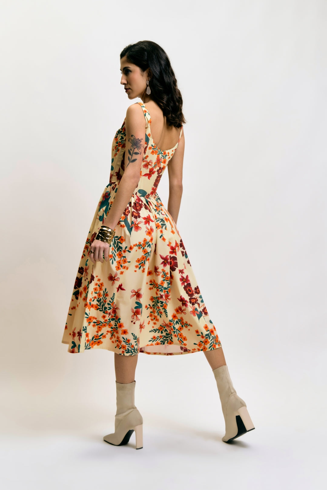 Women’s floral corset dress by DELAN
