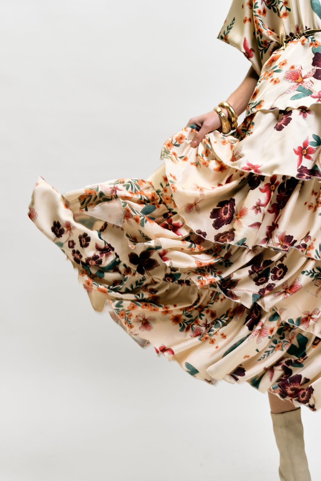 Premium floral occasion dress for women