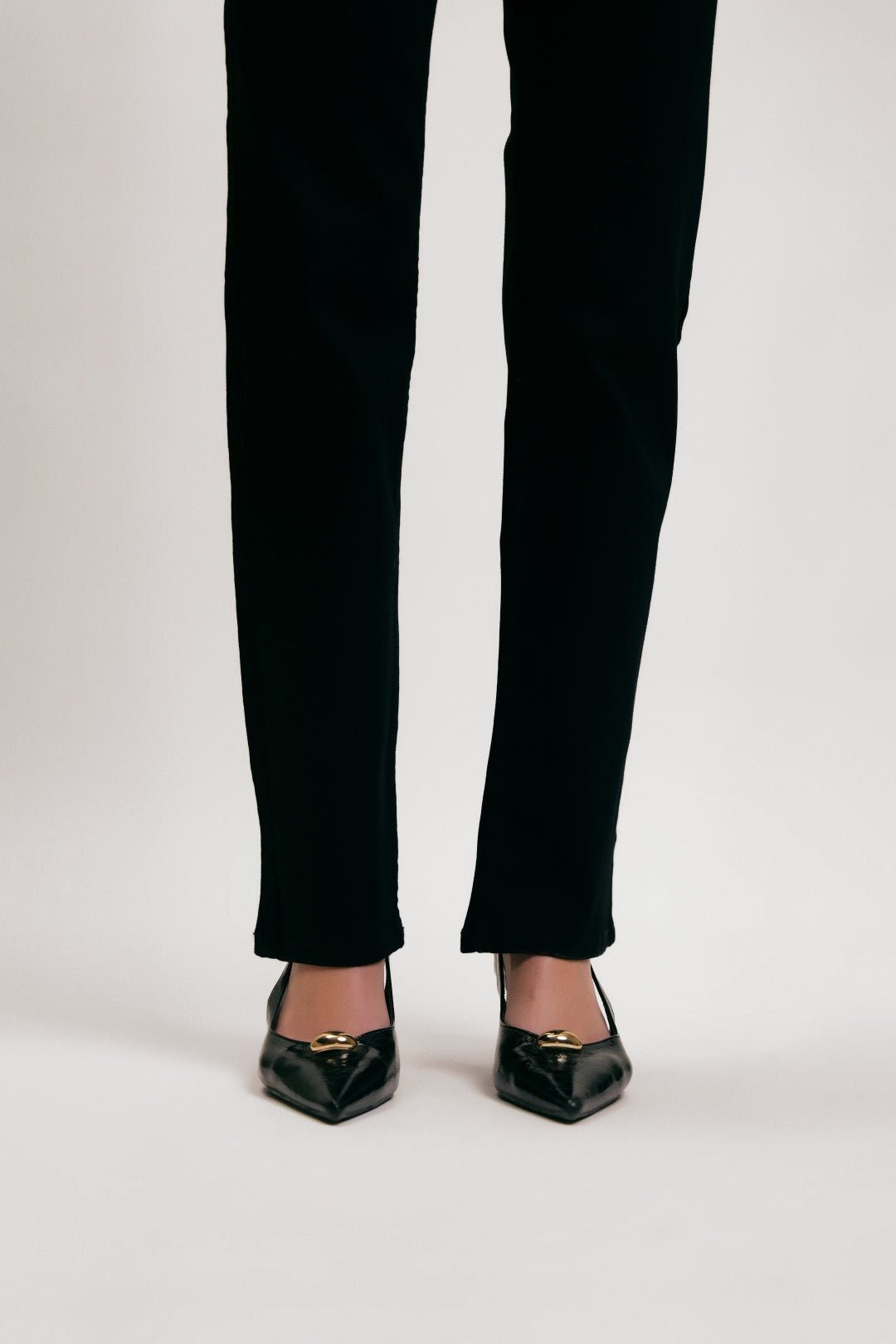 Black High-Rise Straight Fit Jeans for Women